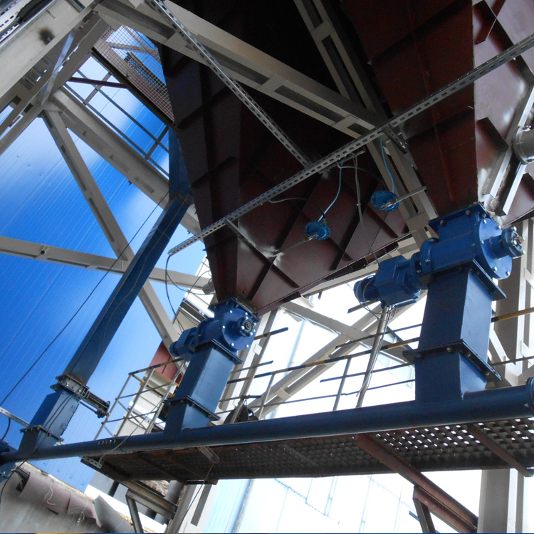 Instalacja transportu pyłu z dozownikami DZ200, czujnikami-C